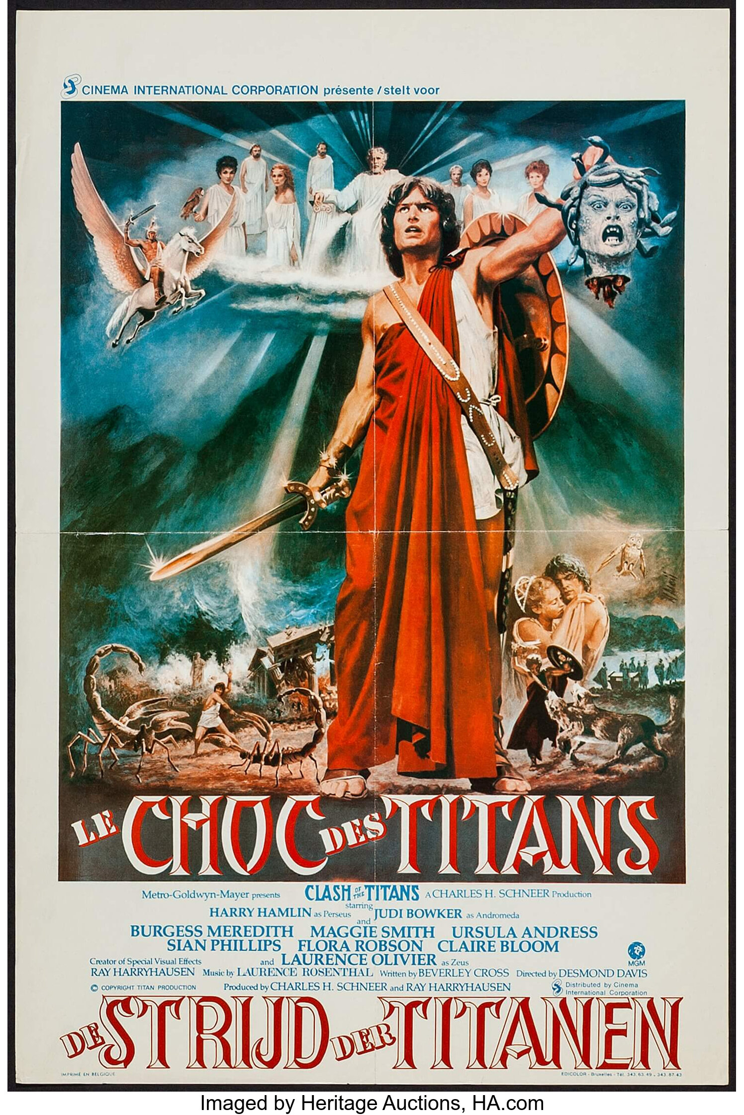 Clash of the Titans Movie Poster 1981 1 Sheet (27x41)