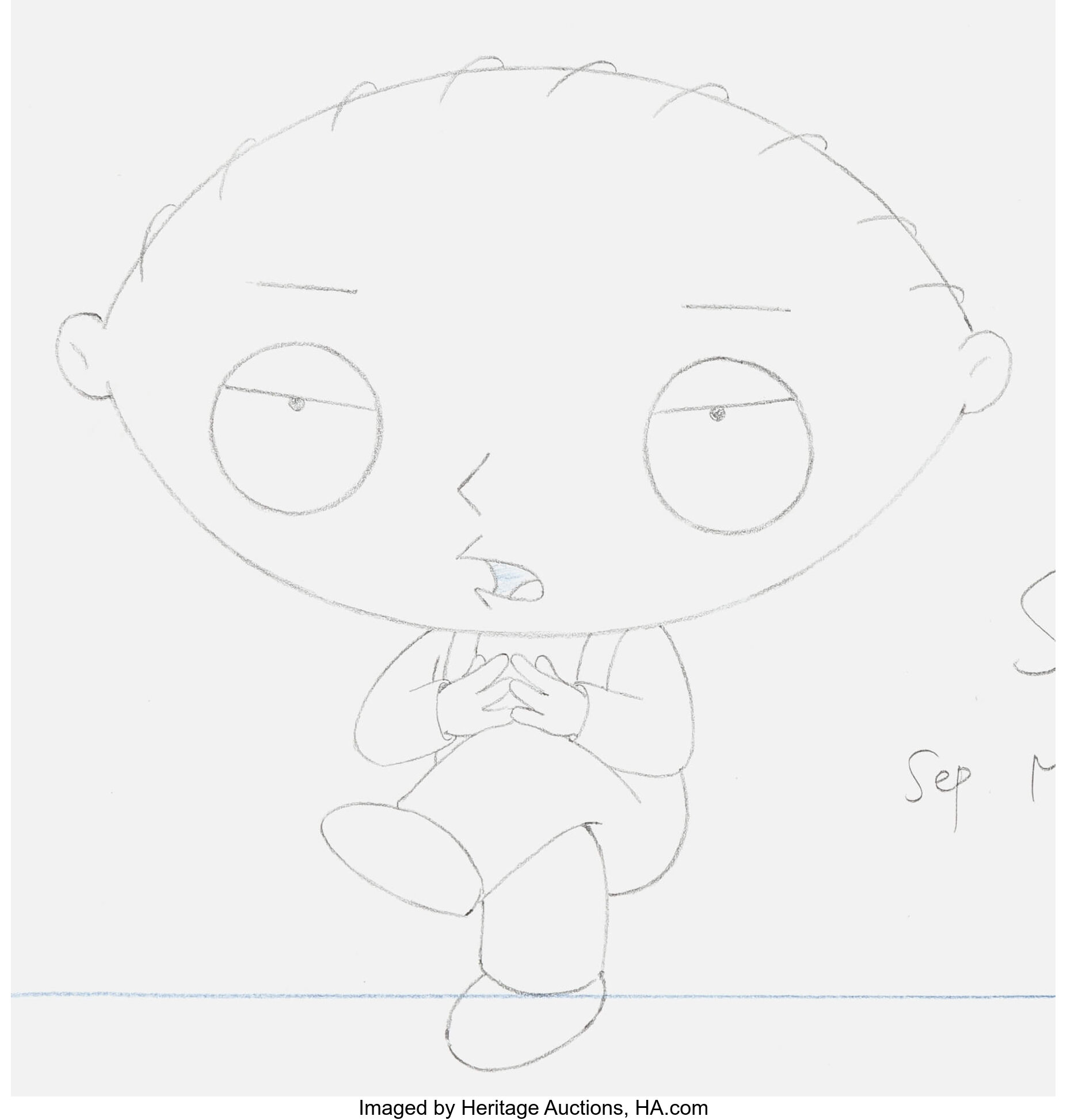 how to draw stewie griffin