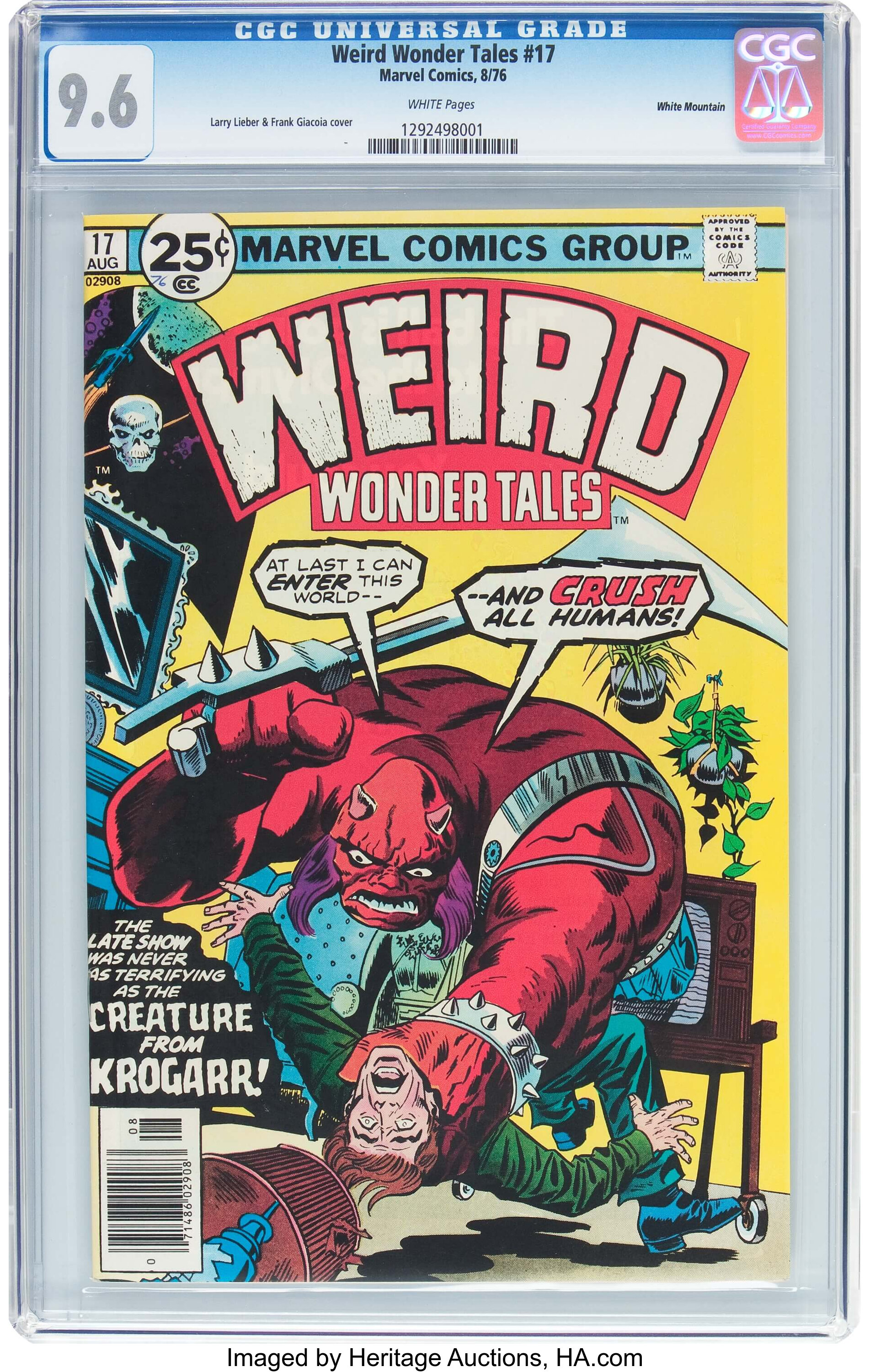 Weird Wonder Tales Comics Values And Price Guide Heritage Auctions