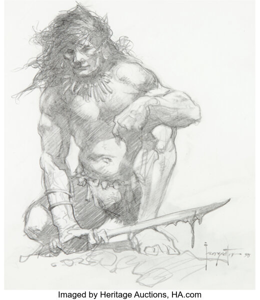 conan the barbarian art frazetta