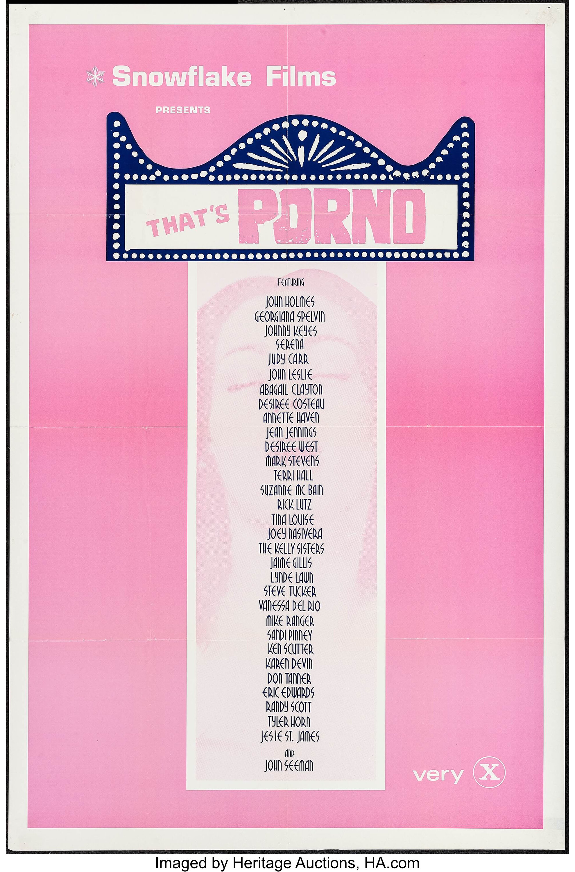 That's Porno & Others Lot (Snowflake Films, 1979). One Sheets (2) | Lot  #52390 | Heritage Auctions
