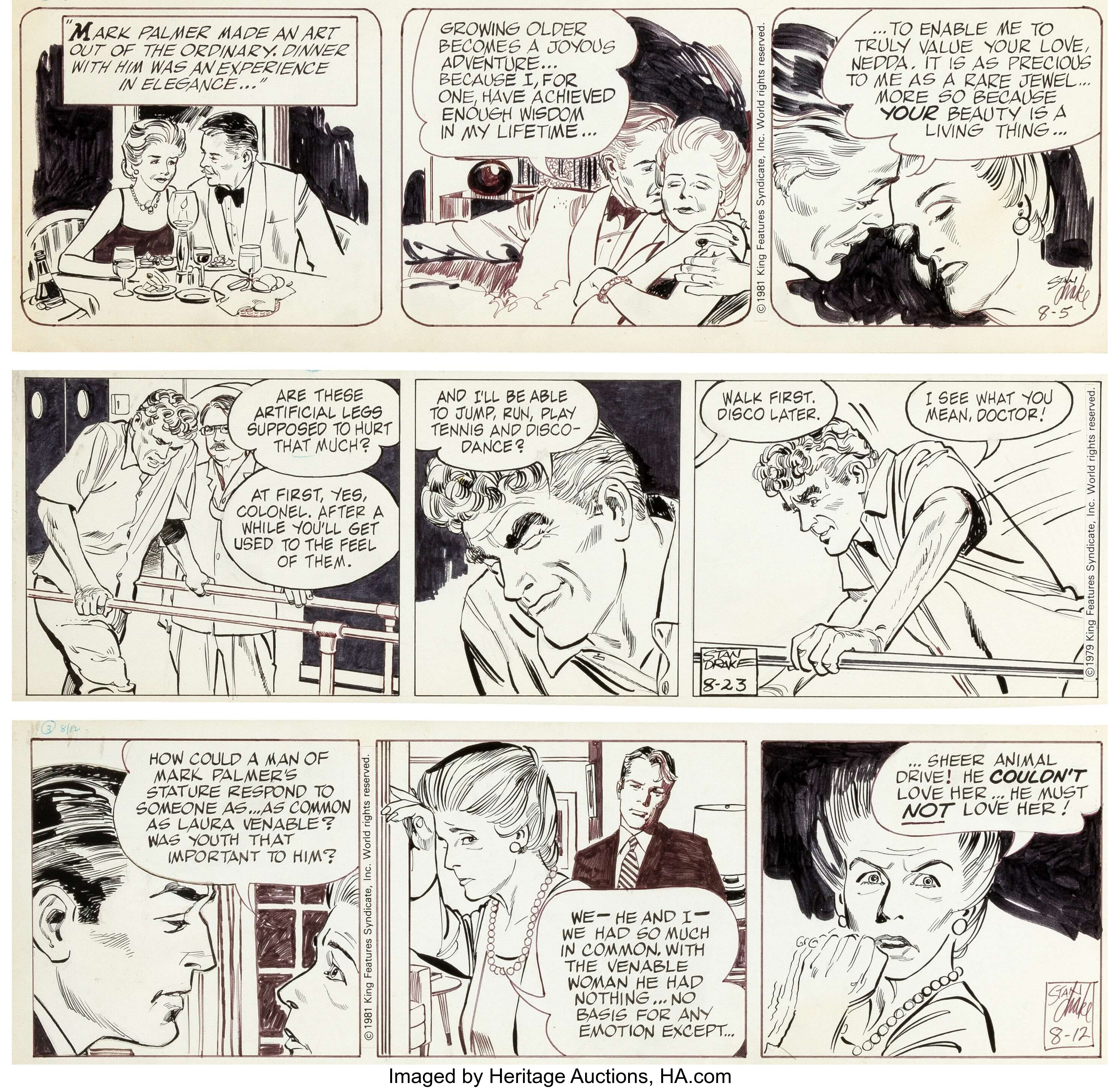 Stan Drake The Heart of Juliet Jones Daily Comic Strip Original Art ...