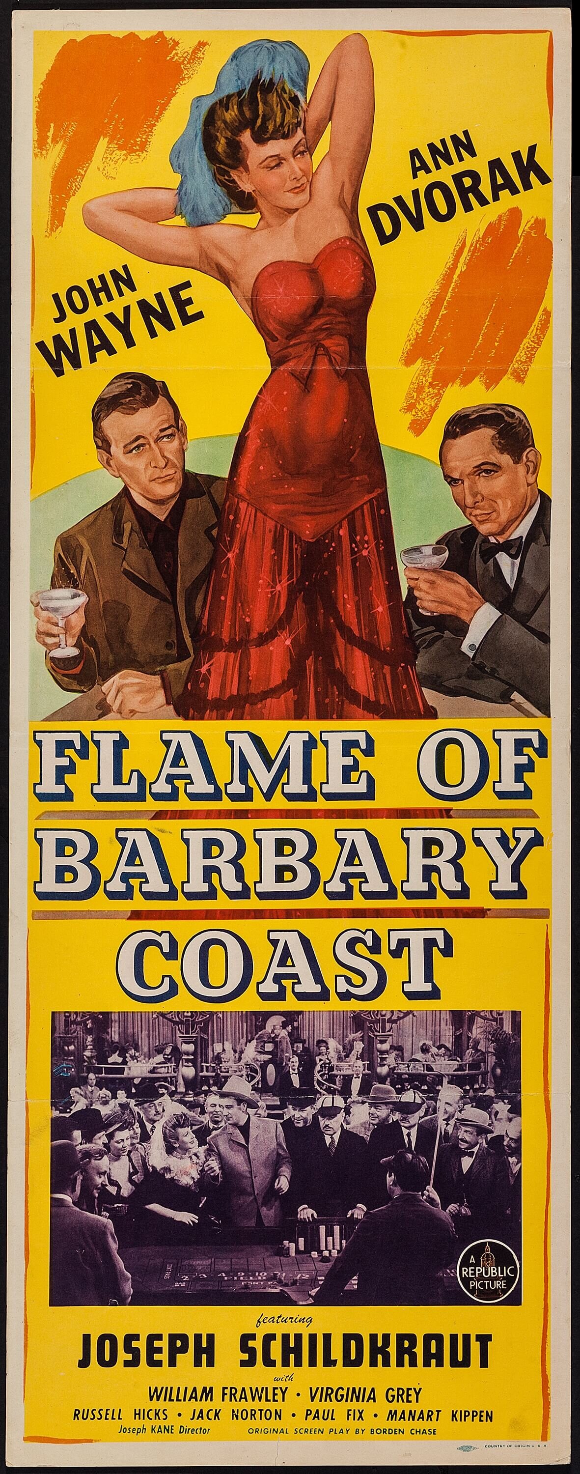 Flame of Barbary Coast (Republic, 1945). Insert (14