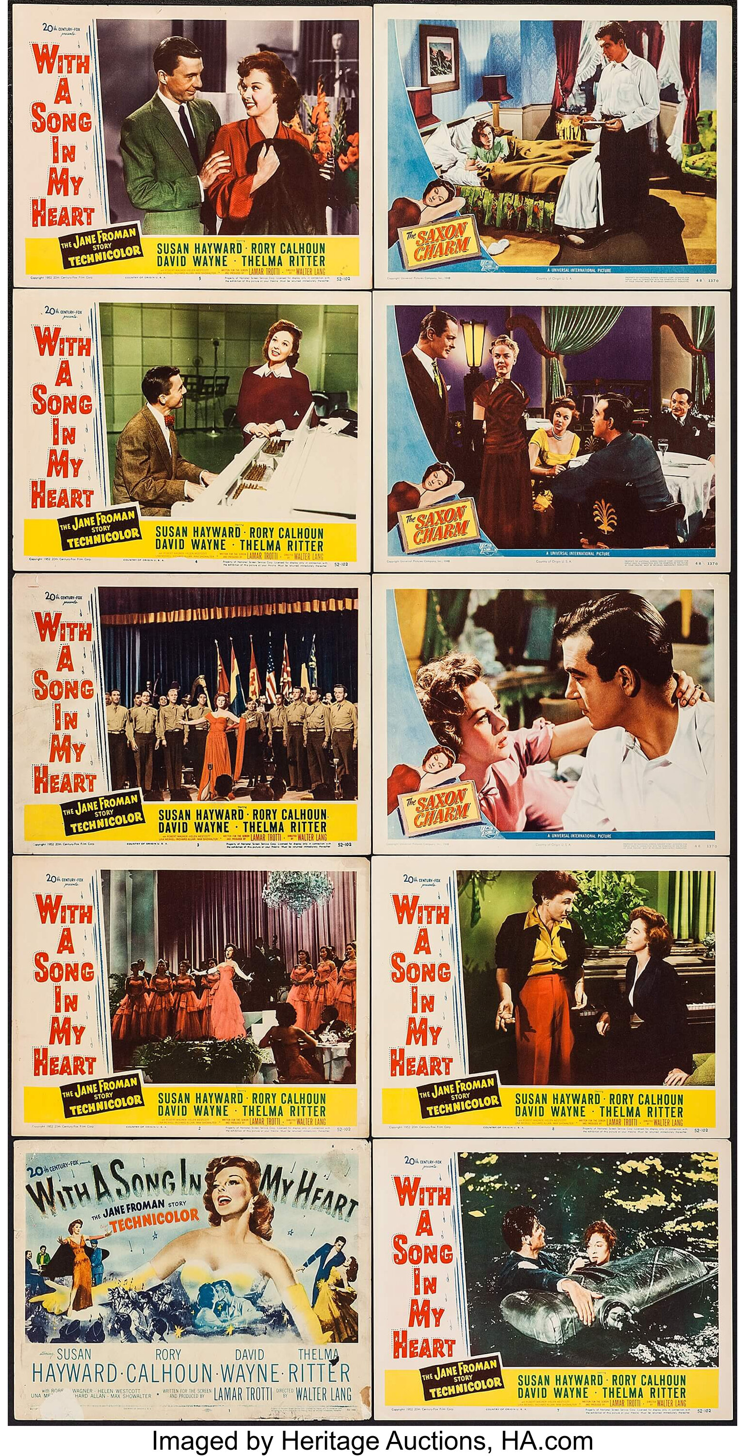 With A Song In My Heart Other Lot 20th Century Fox 1952