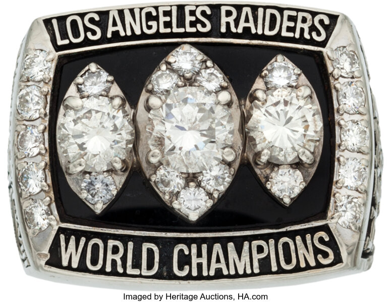 oakland raiders championship rings