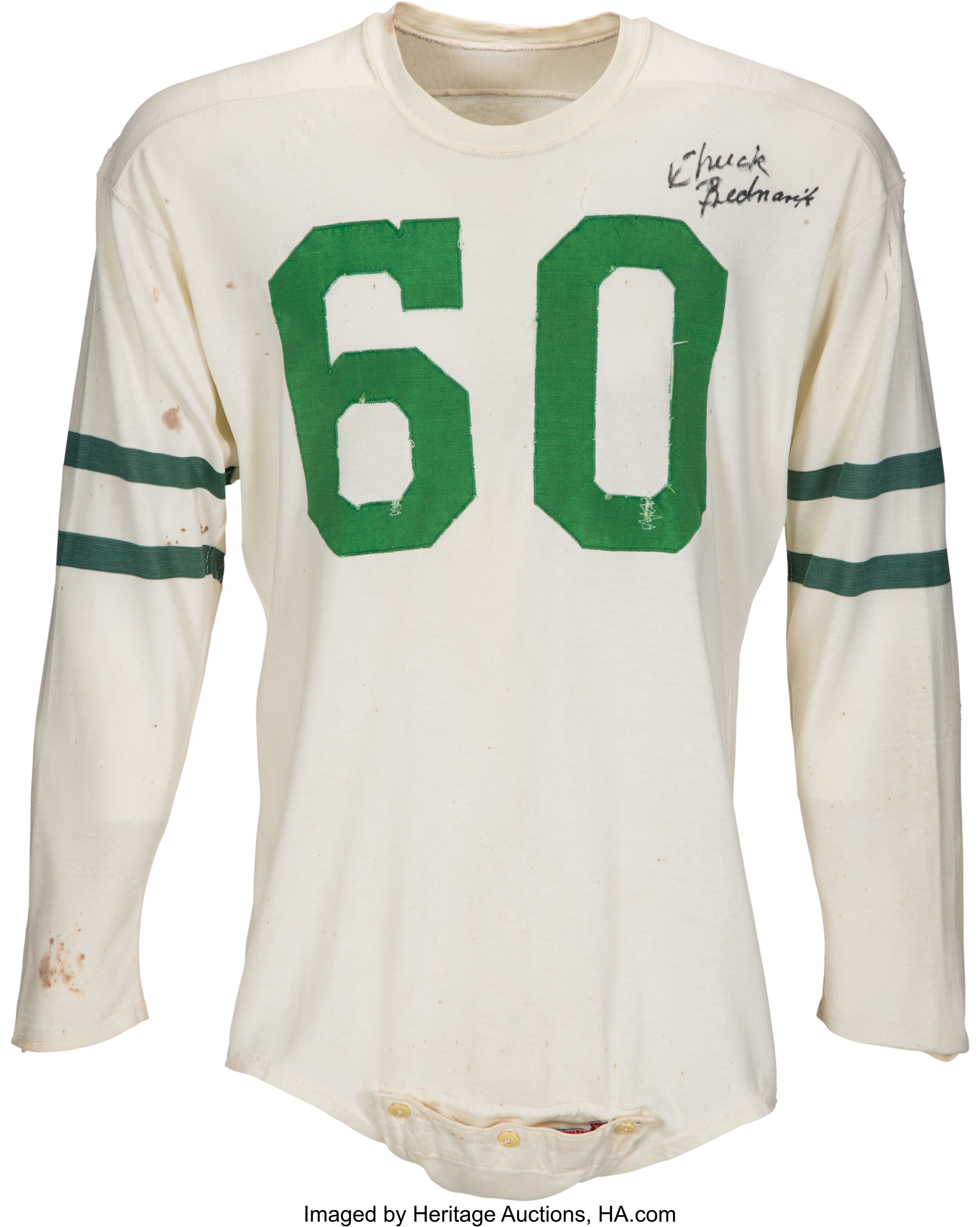 Chuck Bednarik 1960 Authentic Jersey Philadelphia Eagles Mitchell & Ness  Nostalgia Co.