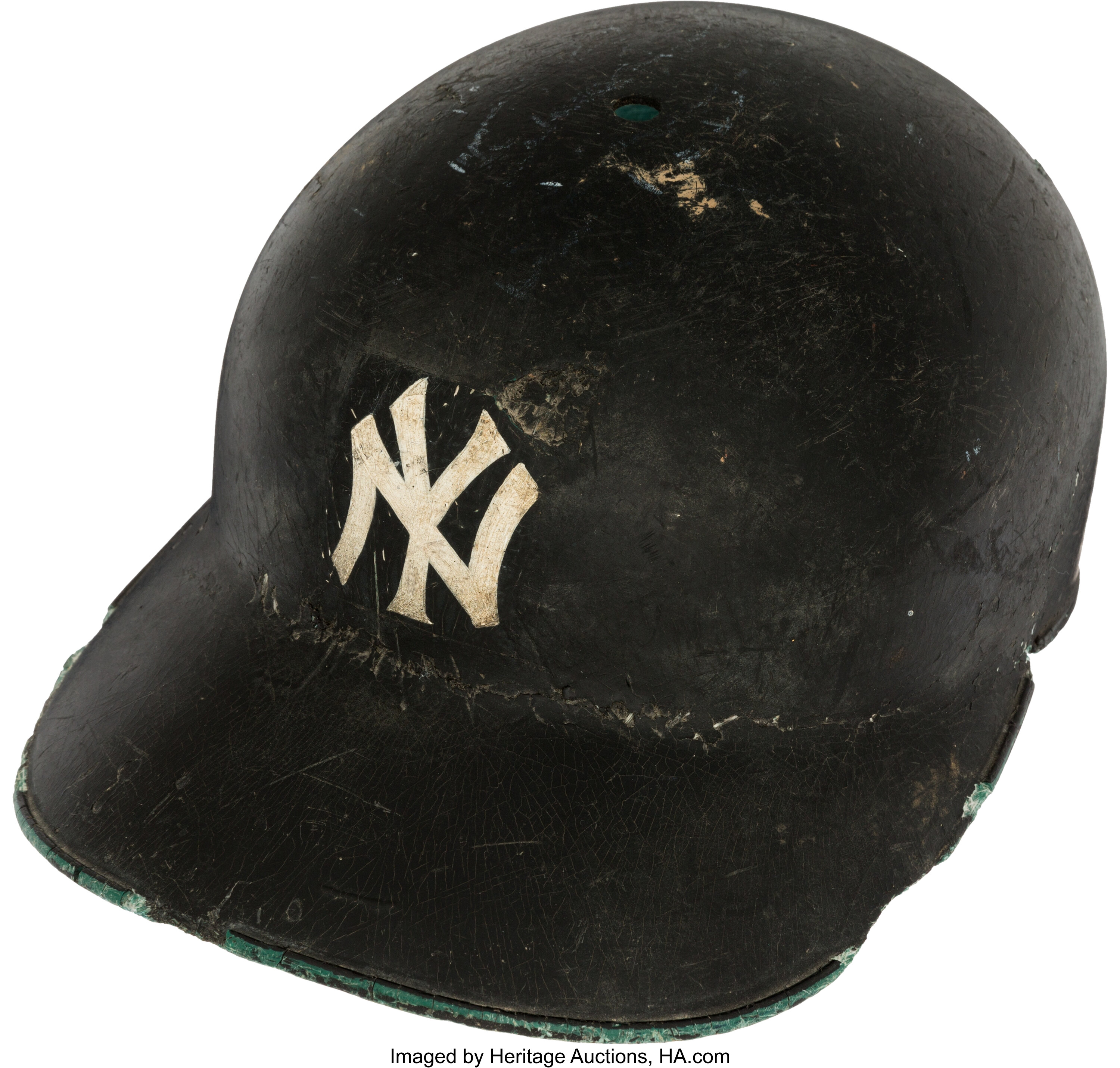1967-68 Mickey Mantle Game Worn New York Yankees Batting Helmet.., Lot  #80039