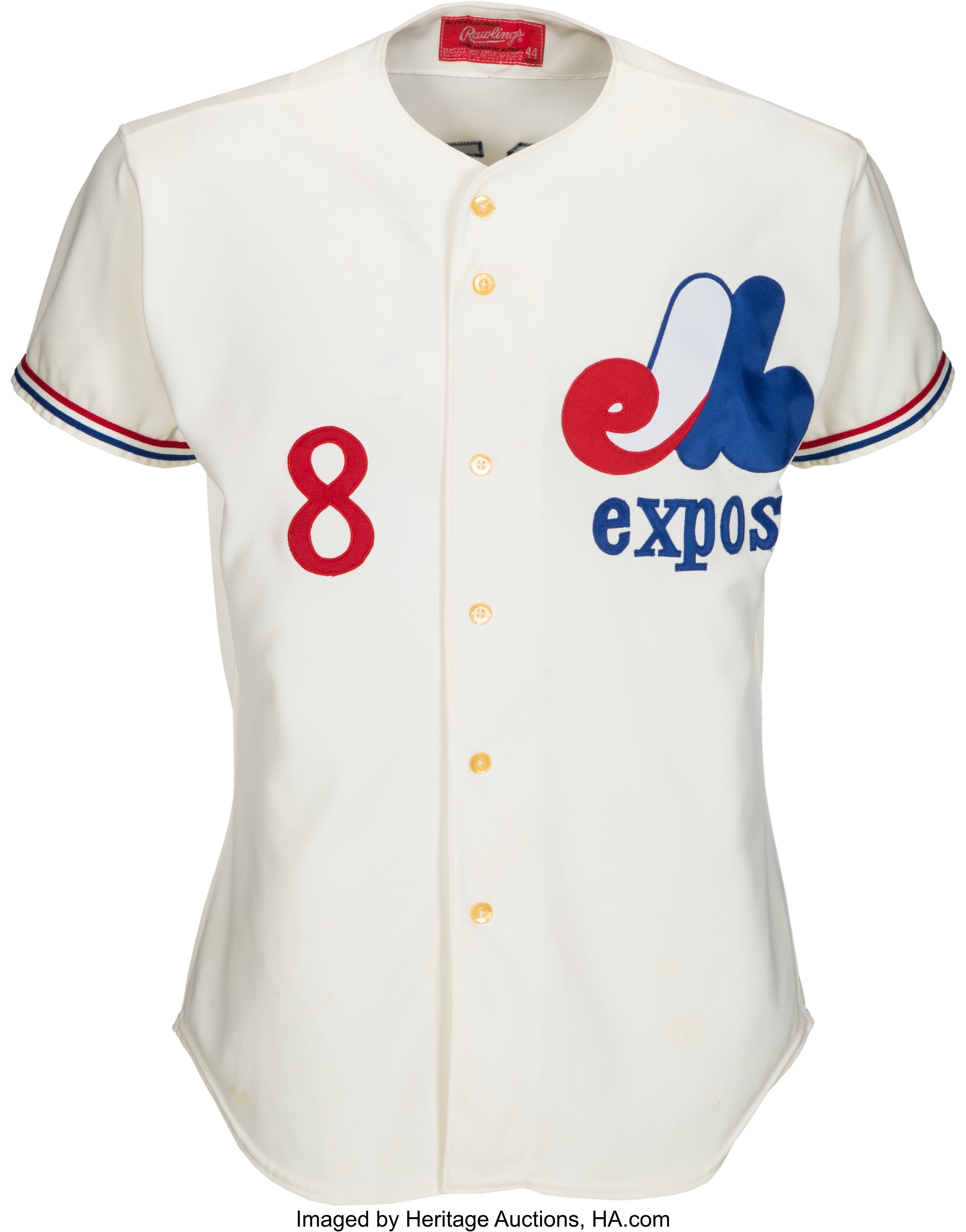 Gary Carter Autographed White Montreal Expos Jersey - Beautifully