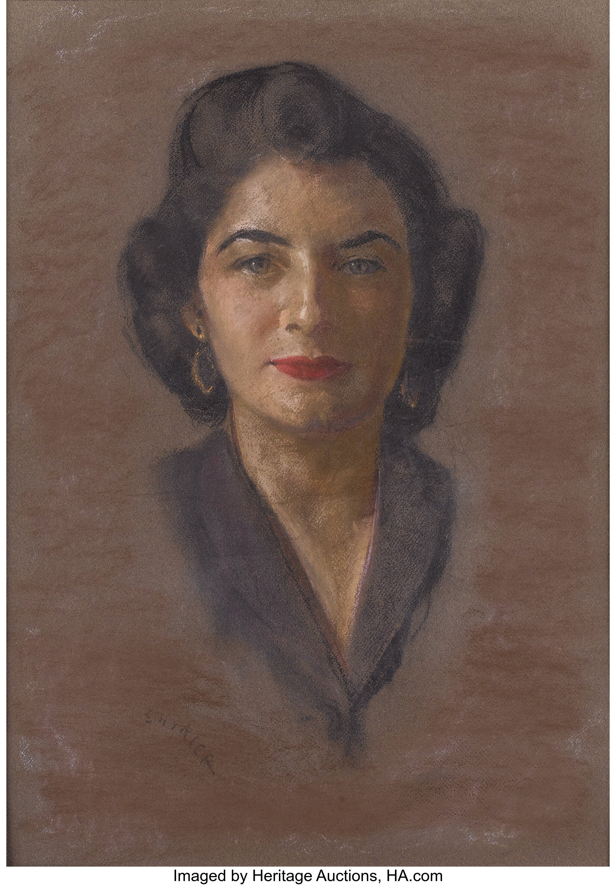 1940s woman portrait