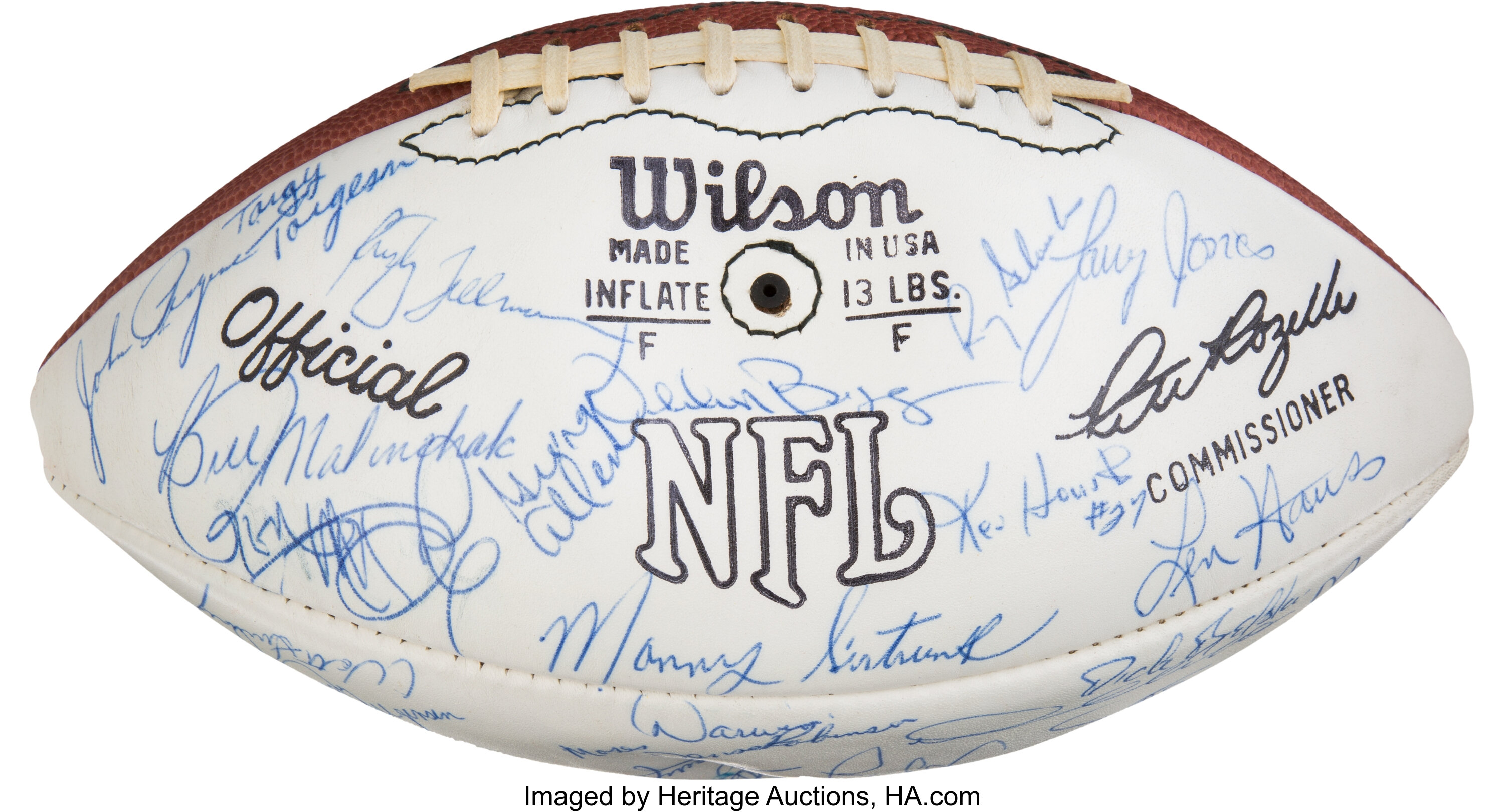 Lot Detail - 1974 Washington Redskins Team Signed Football (JSA)