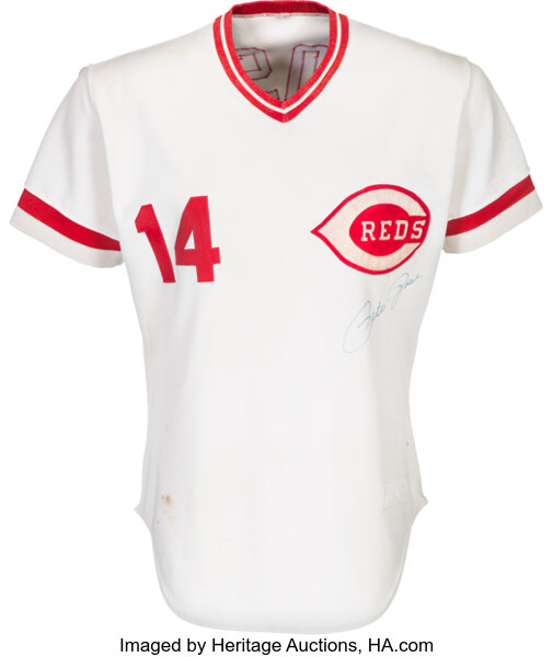 1978 Pete Rose Game Worn Cincinnati Reds Jersey. Baseball, Lot #80461