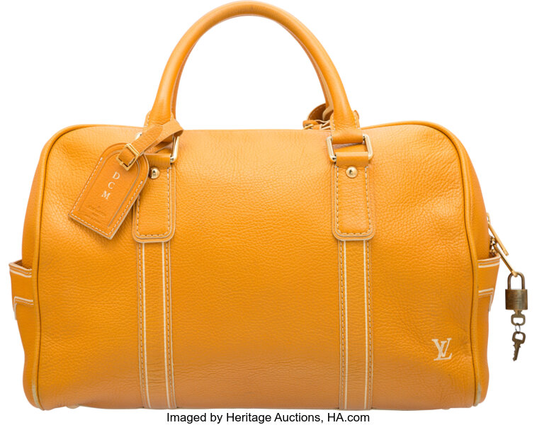 Louis Vuitton Louis Vuitton Carryall Orange Tobago Leather Travel