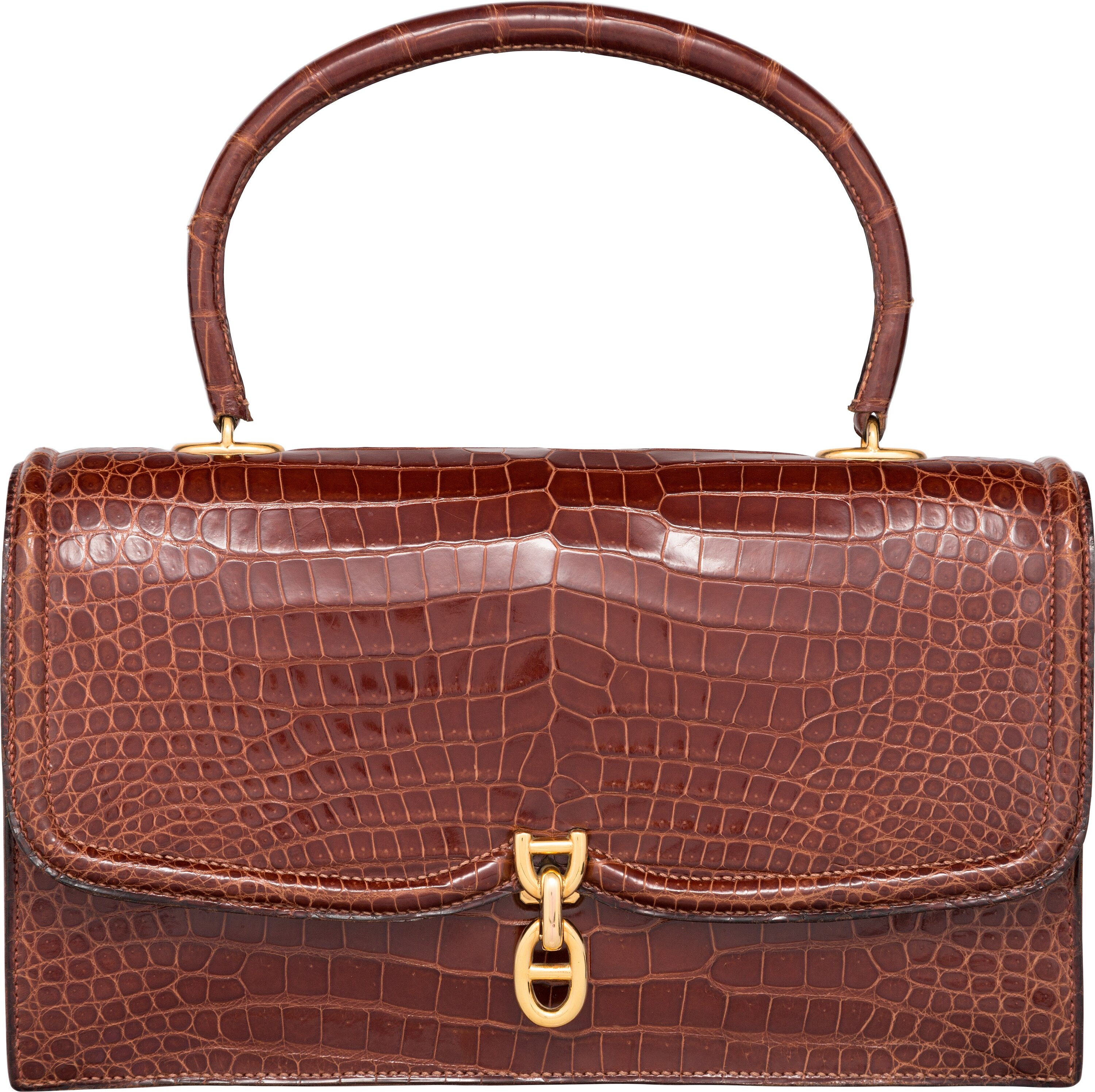 Hermes Chain d'Ancre Leather Bag