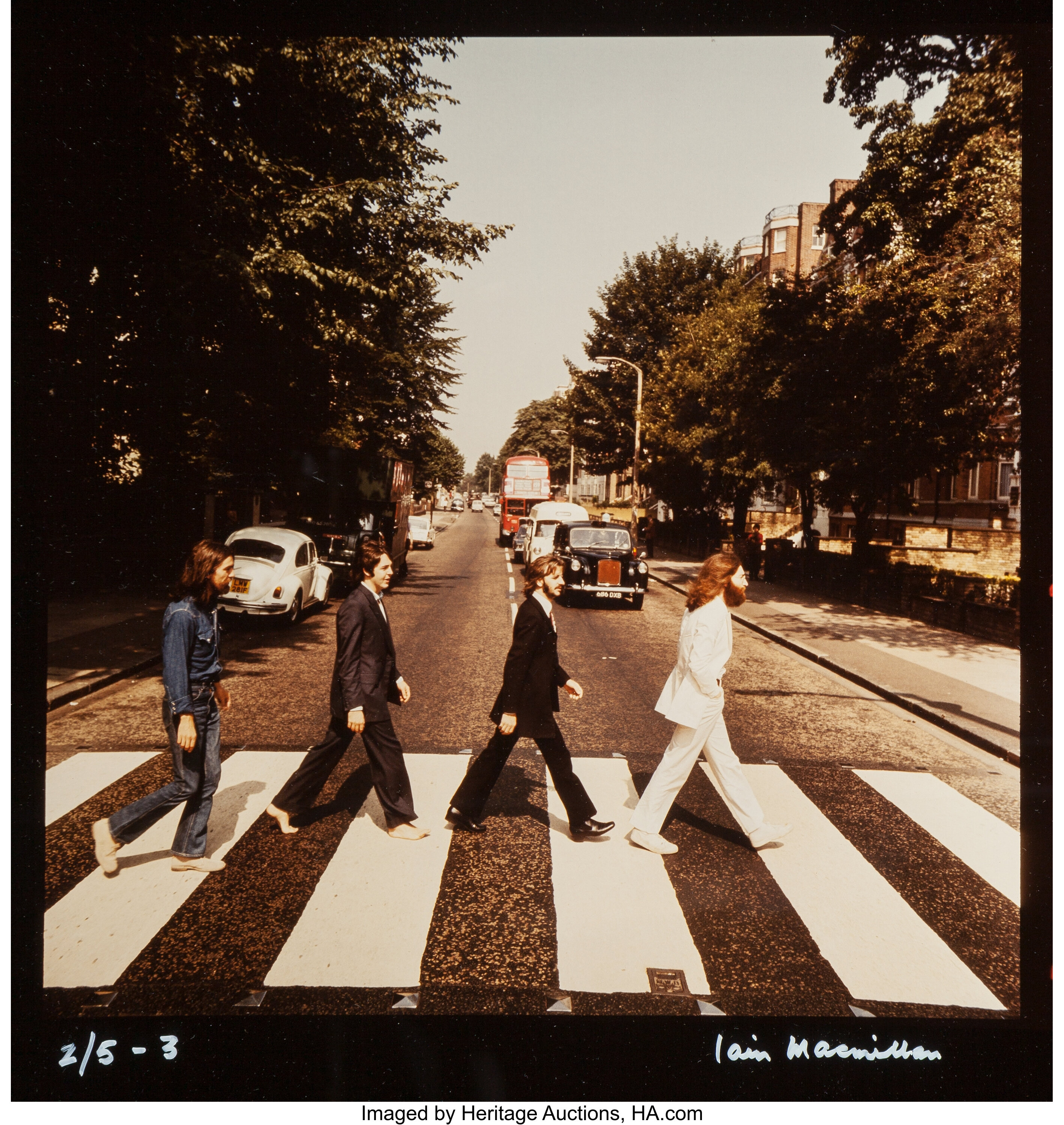 Iain Macmillan (Scottish, 1938-2006). The Beatles, Abbey Road (six