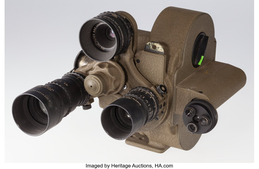 Bell & Howell Eyemo Type 71 Military Model 35mm Movie Camera . | Lot #73489  | Heritage Auctions