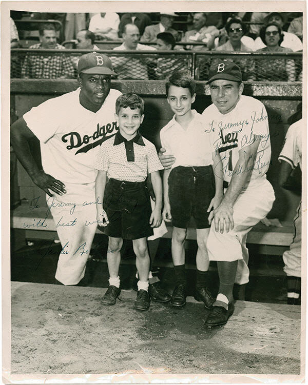 Robinson and Pee Wee Reese