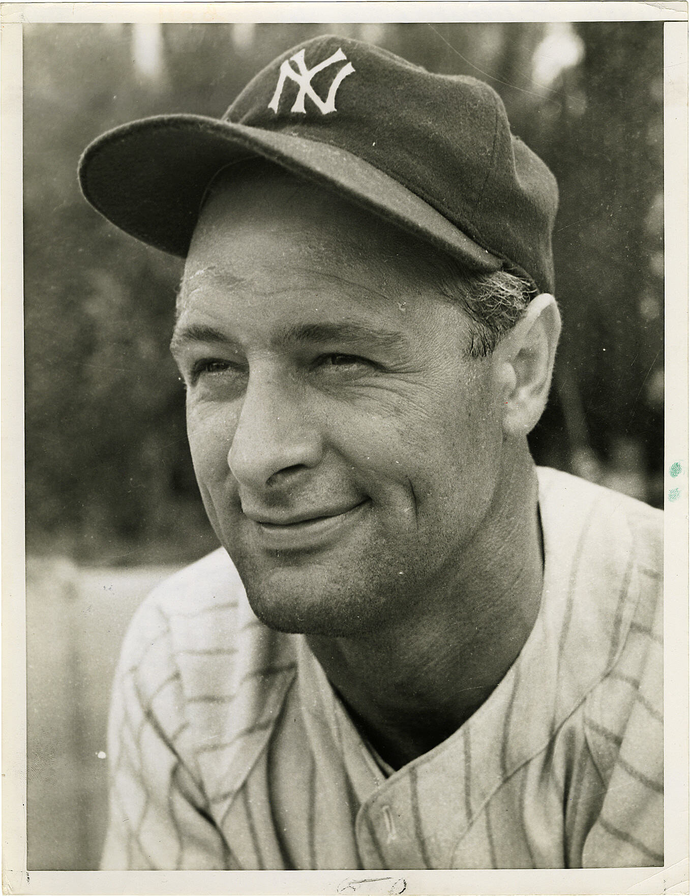 Lot Detail - Outstanding 1939 Acme Newspictures Lou Gehrig Type I