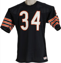 walter payton game used jersey