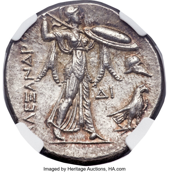 Ptolemy I Soter AR Tetradrachm - Alexander in Elephant Headdress