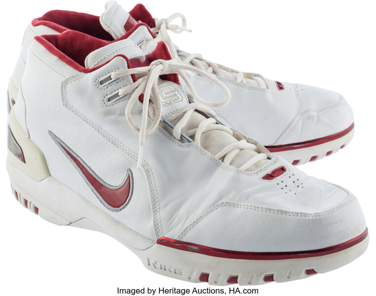 LeBron James' Game-worn Rookie Sneakers Headed for IPO - Boardroom