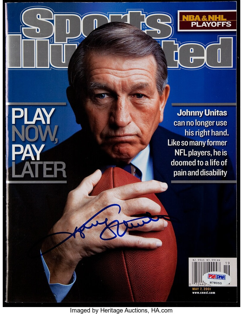 Sports Illustrated May 7 2001 Johnny Unitas -   Hong Kong