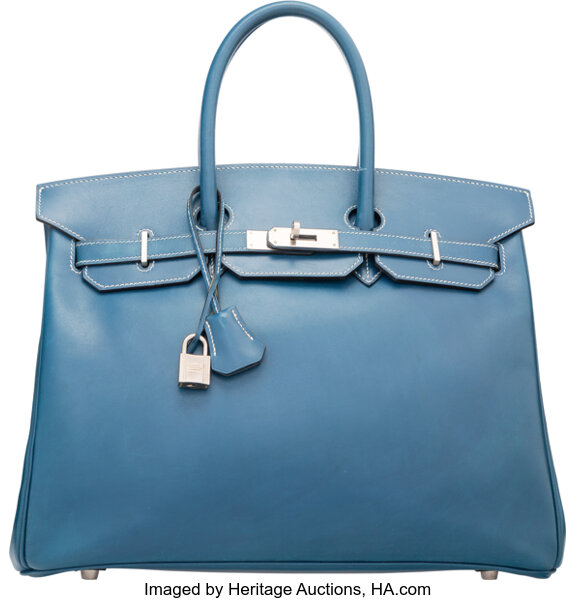 HERMES Box Leather Birkin