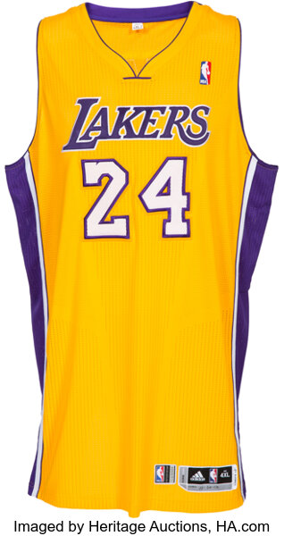 Kobe Bryant 2014-2015 'Left Handed' Los Angeles Lakers Game Worn Uniform, The One, 2023