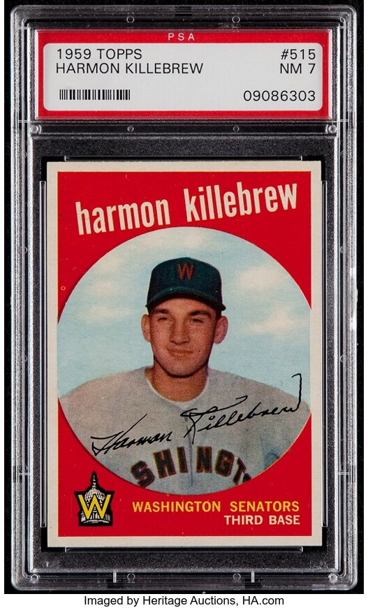 Harmon Killebrew 1959 Topps Baseball Card #515