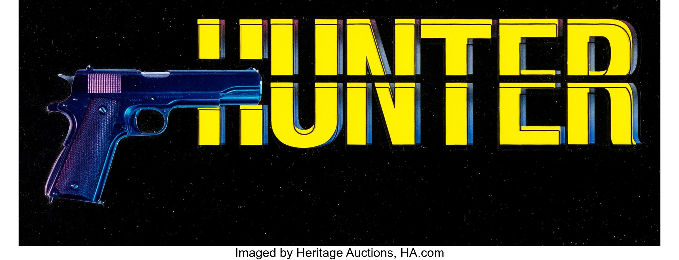 Hunter TV Series Title Card Production Cel Setup (Columbia | Lot #12168 ...