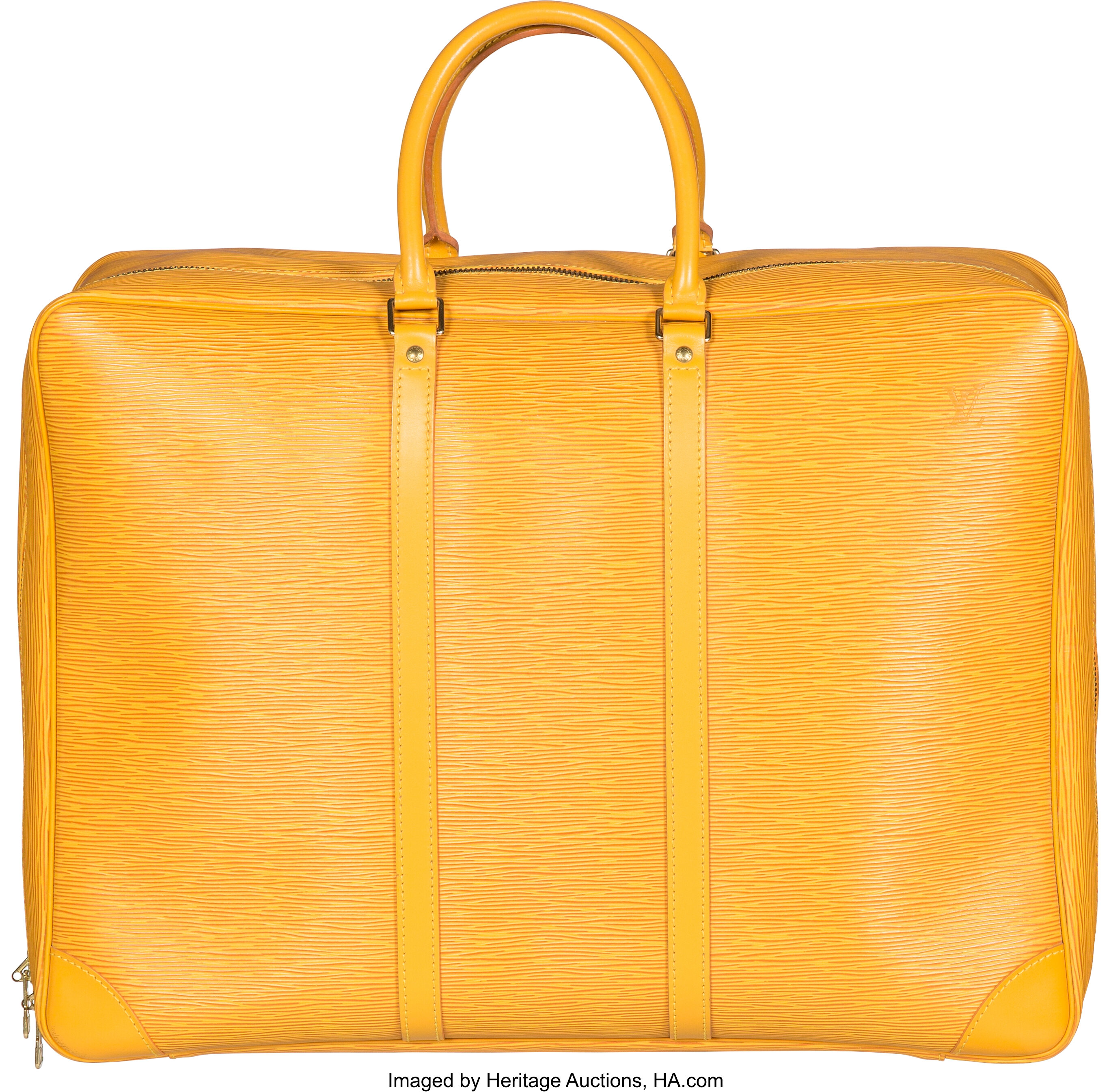 Louis Vuitton Tassil Yellow Epi Leather Sirius 45 Suitcase., Lot #58629