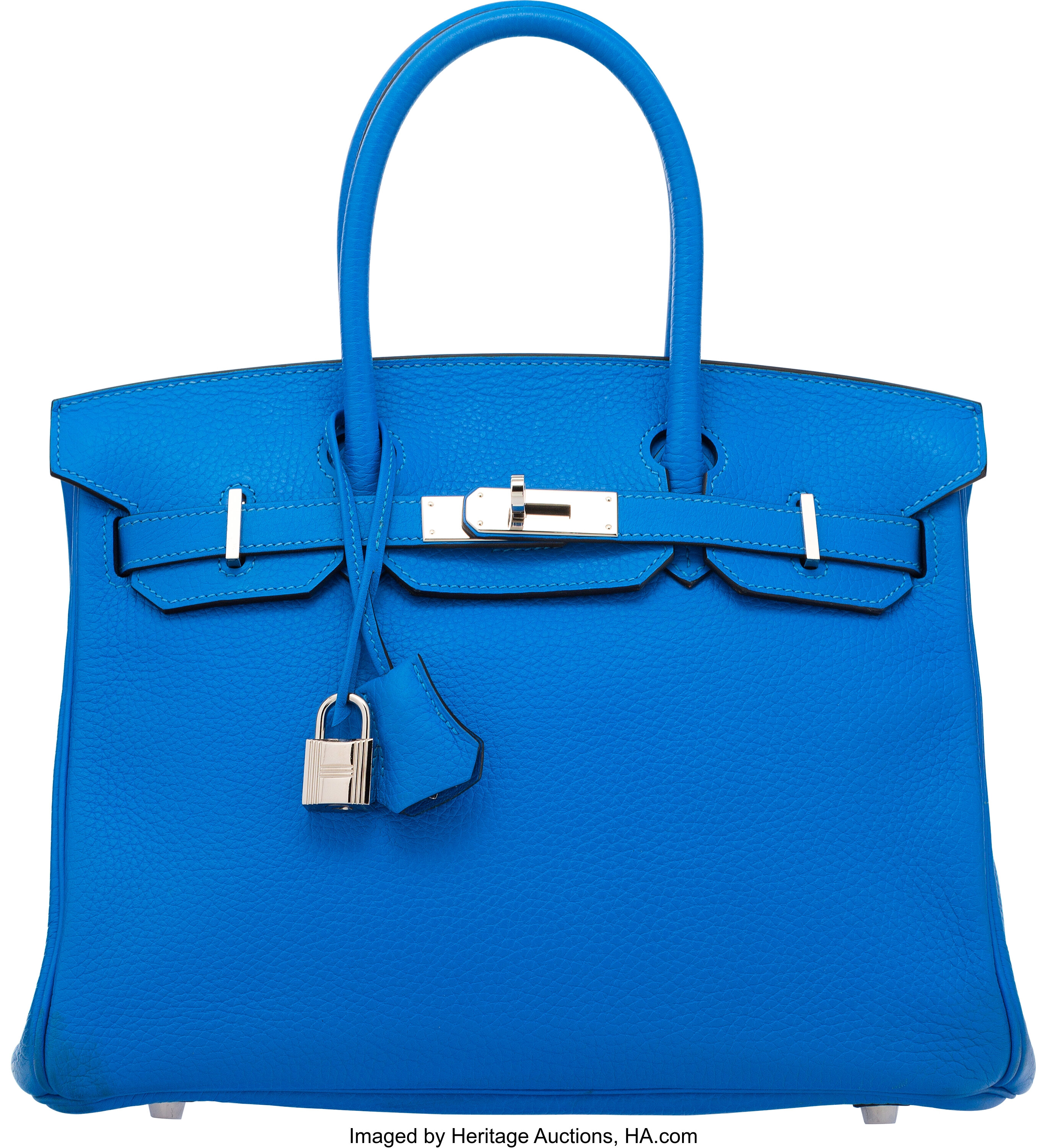 Hermes Clemence Leather Birkin Bag