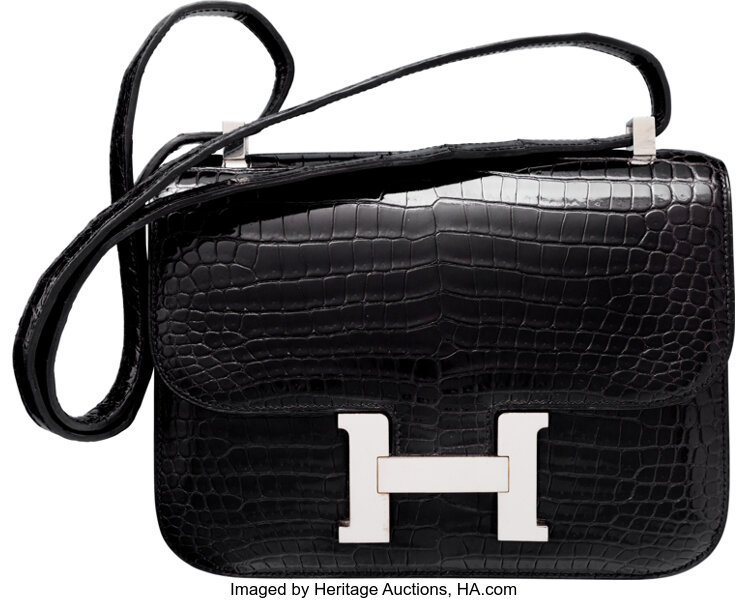 Hermes, Bags, Hermes Constance Bag 23cm Black Box Leather