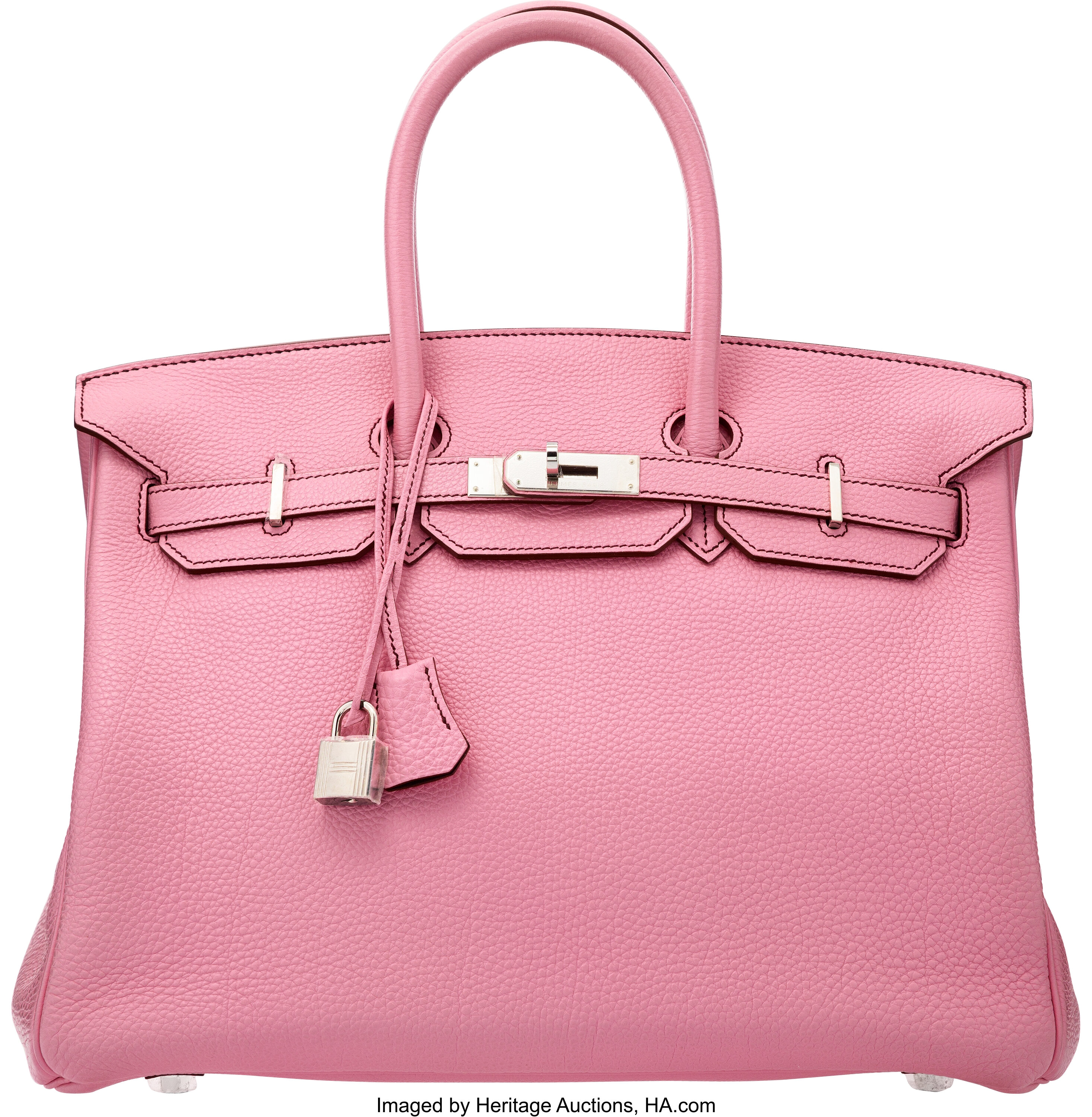 Hermes Limited Edition 5P Bubblegum Pink Swift Leather Quelle