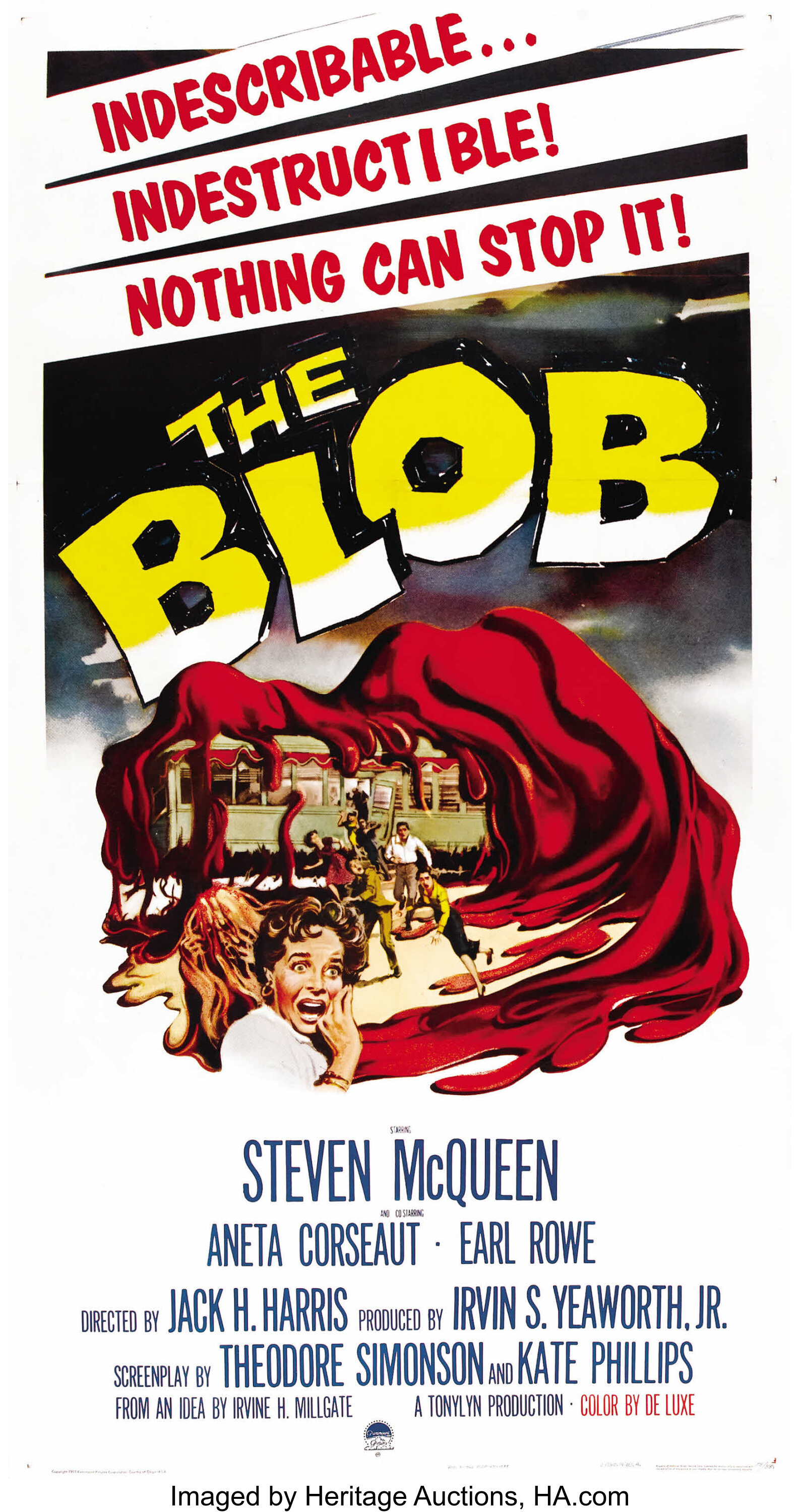 the blob movie poster