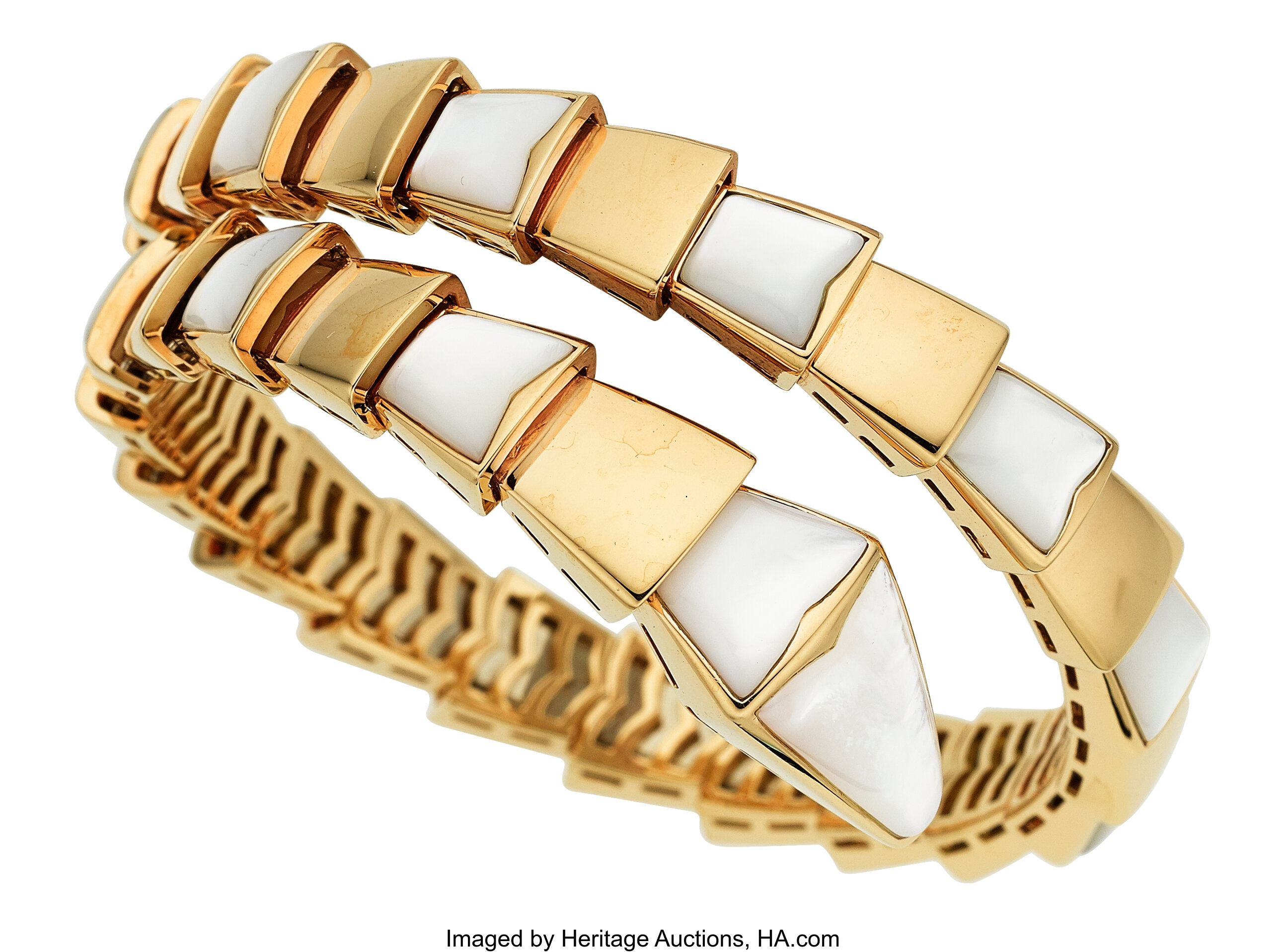 Bulgari serpenti mother discount of pearl bracelet