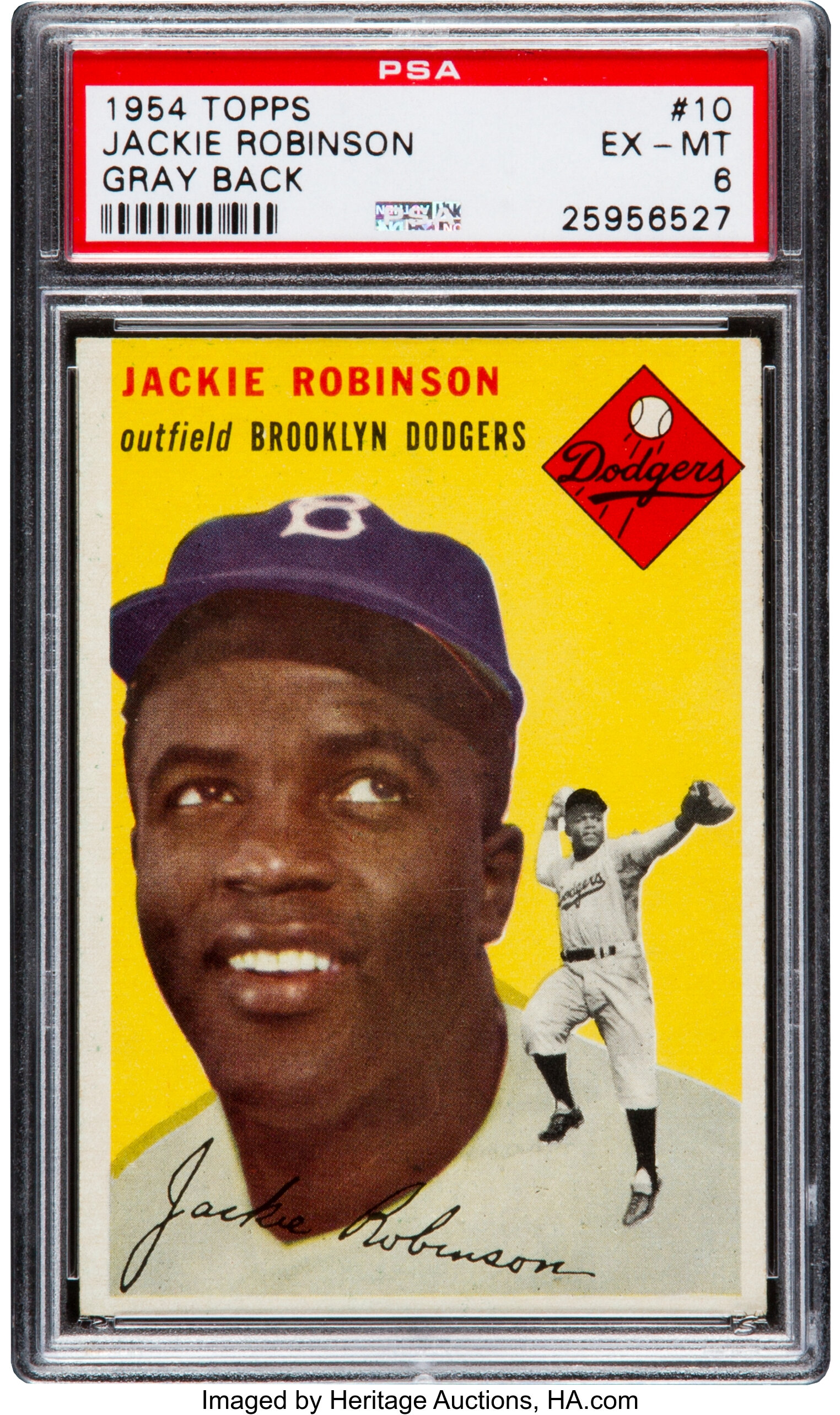 Jackie Robinson 2009 Topps 206 Baseball Card #207 Graded PSA 10