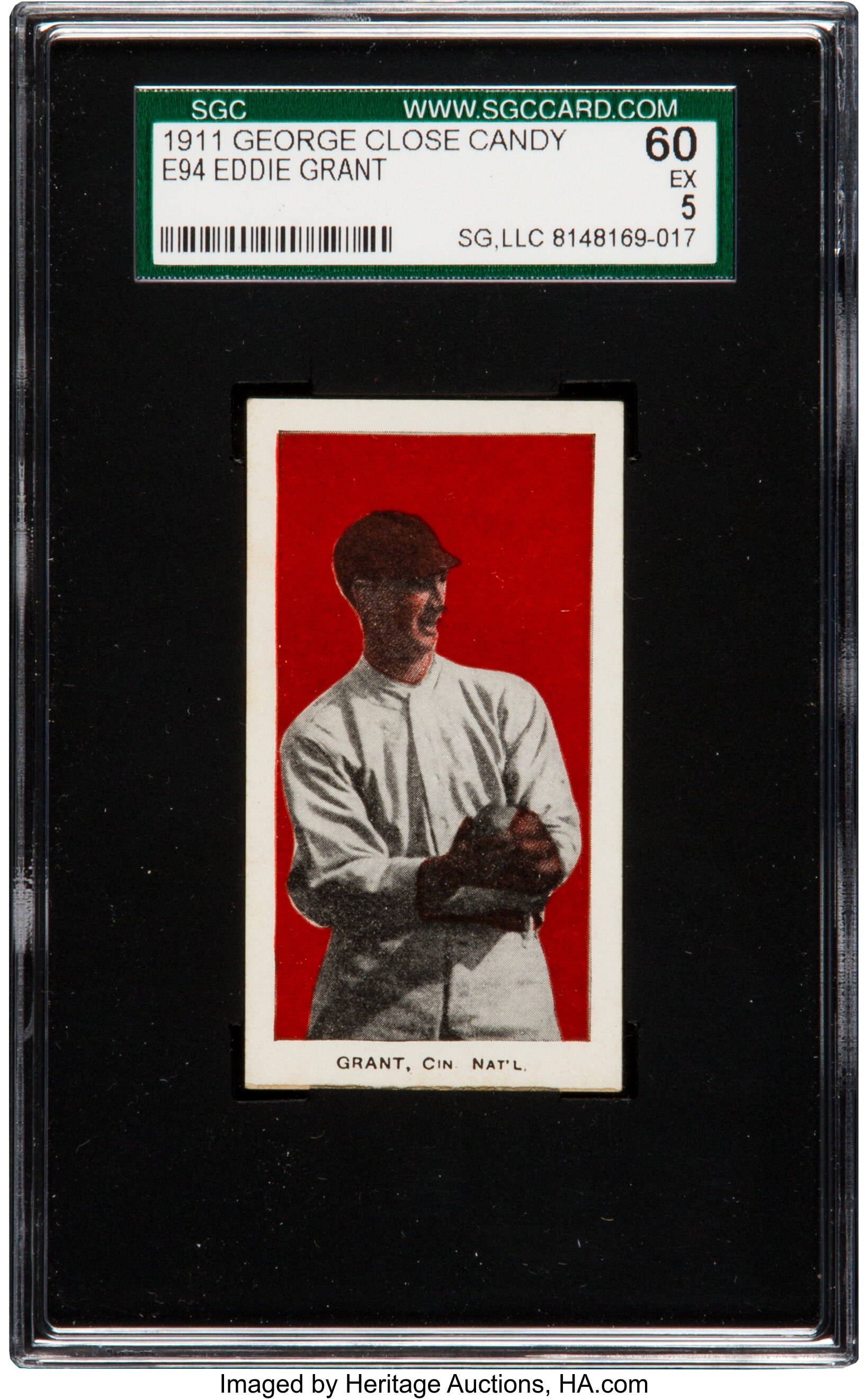 Eddie Grant Baseball Cards