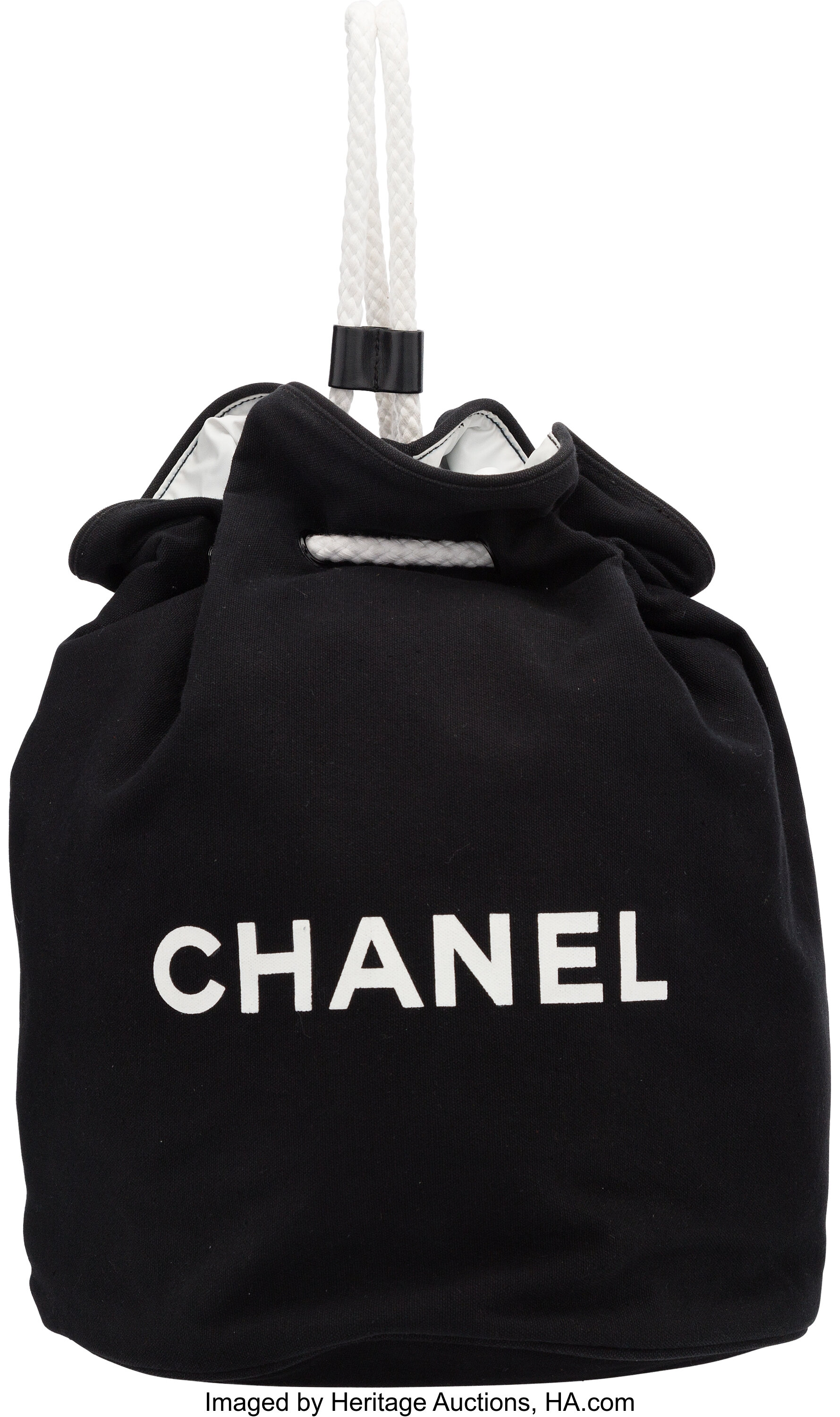 Chanel Black Canvas Drawstring Backpack – The Don's Luxury Goods