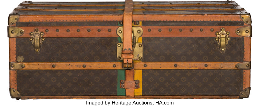 Louis Vuitton Set of Five; Classic Monogram Canvas Trunks & Travel