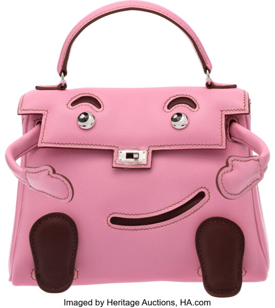 Pink Thing of The Day: Rare Pink Hermes Kelly Doll Bag