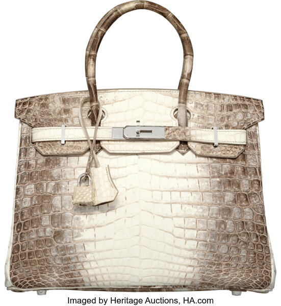 Birkin 30 crocodile handbag Hermès White in Crocodile - 29405945