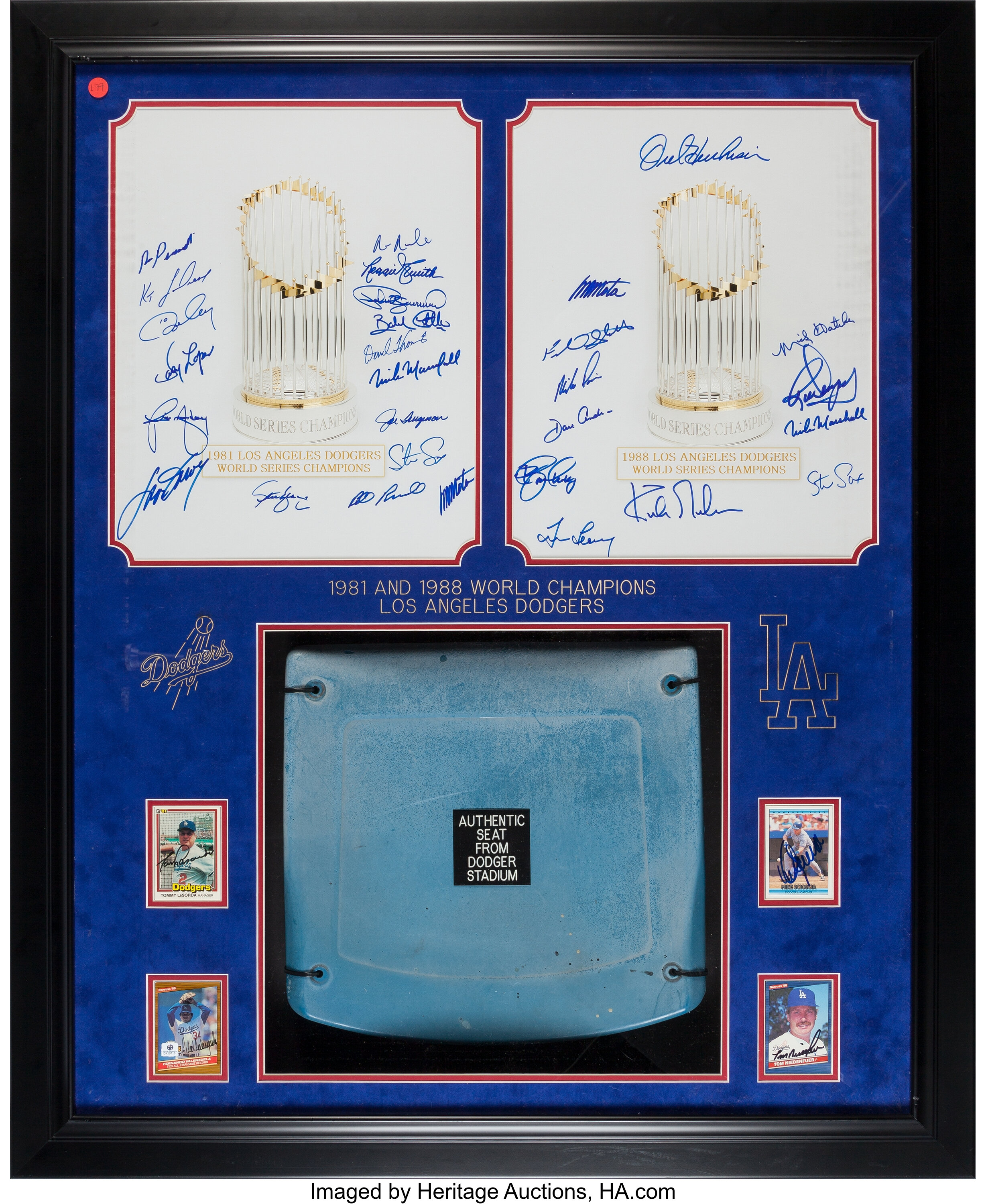 Steve Sax Dodgers World Series Rings and Memorabilia at Auction