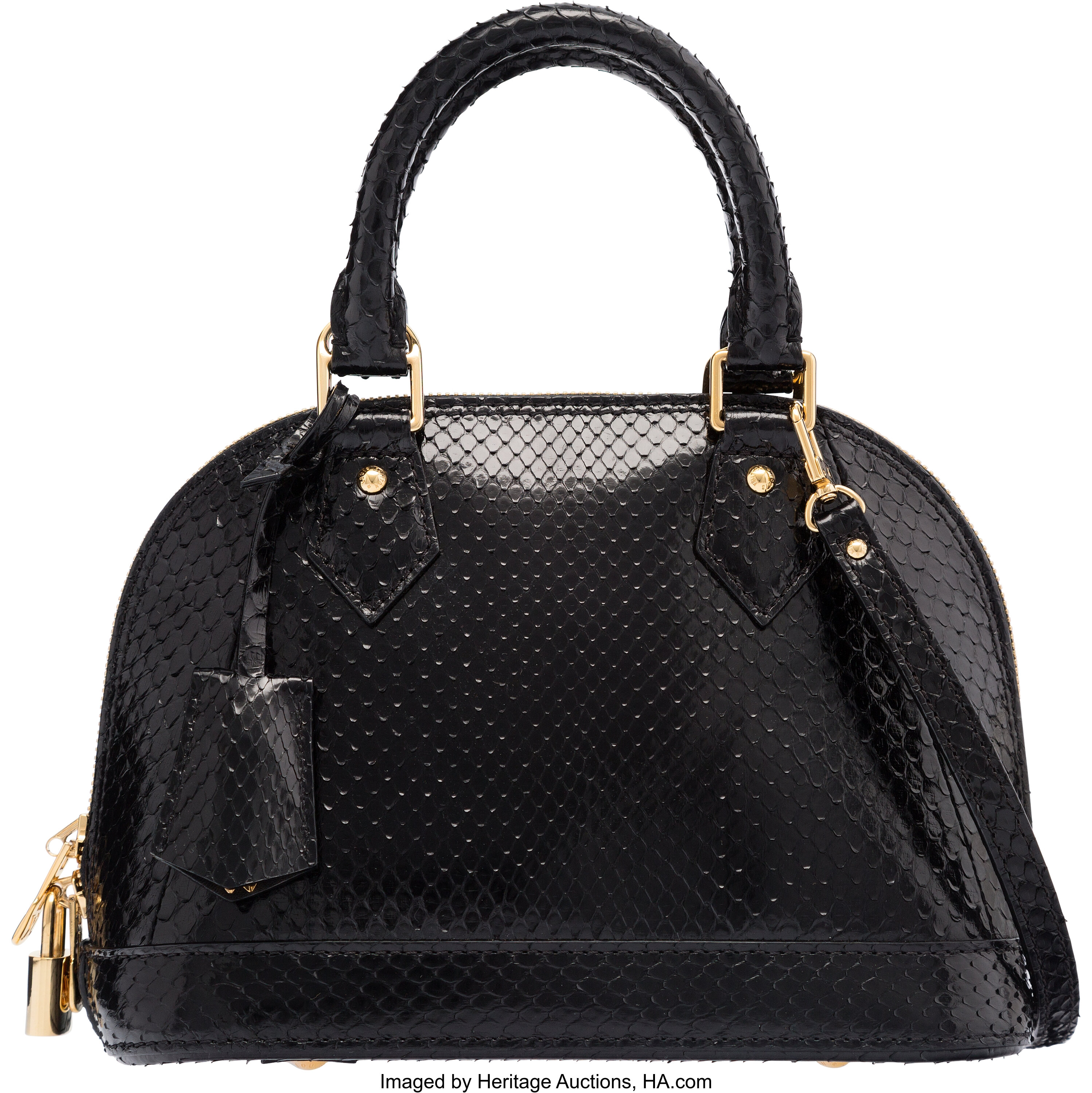 Louis Vuitton, Bags, Louis Vuitton Alma Bb Black Hot Pink Bag Limited  Edition