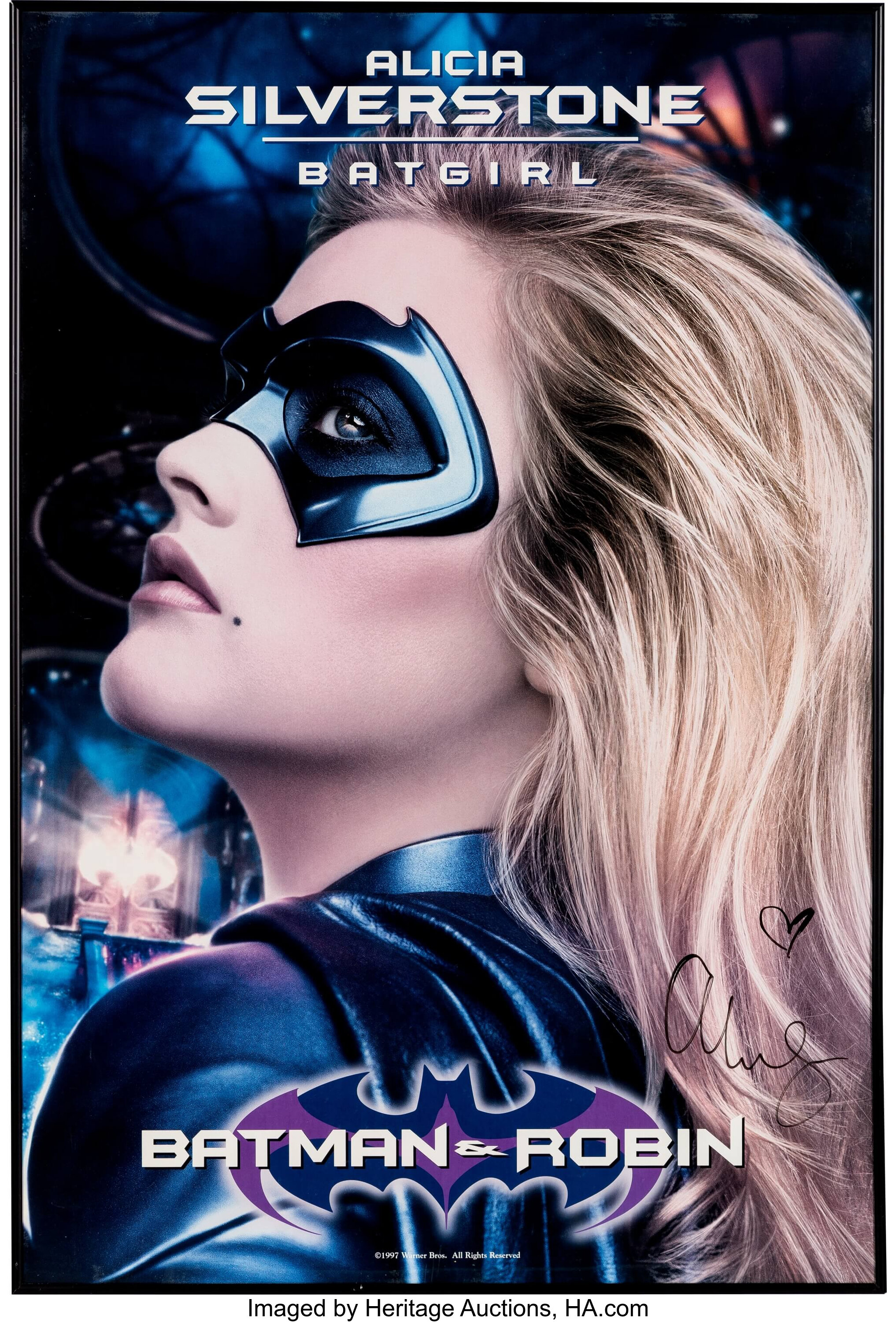 Batman & Robin - Signed Batgirl Movie Poster (Warner Brothers, | Lot #14594  | Heritage Auctions