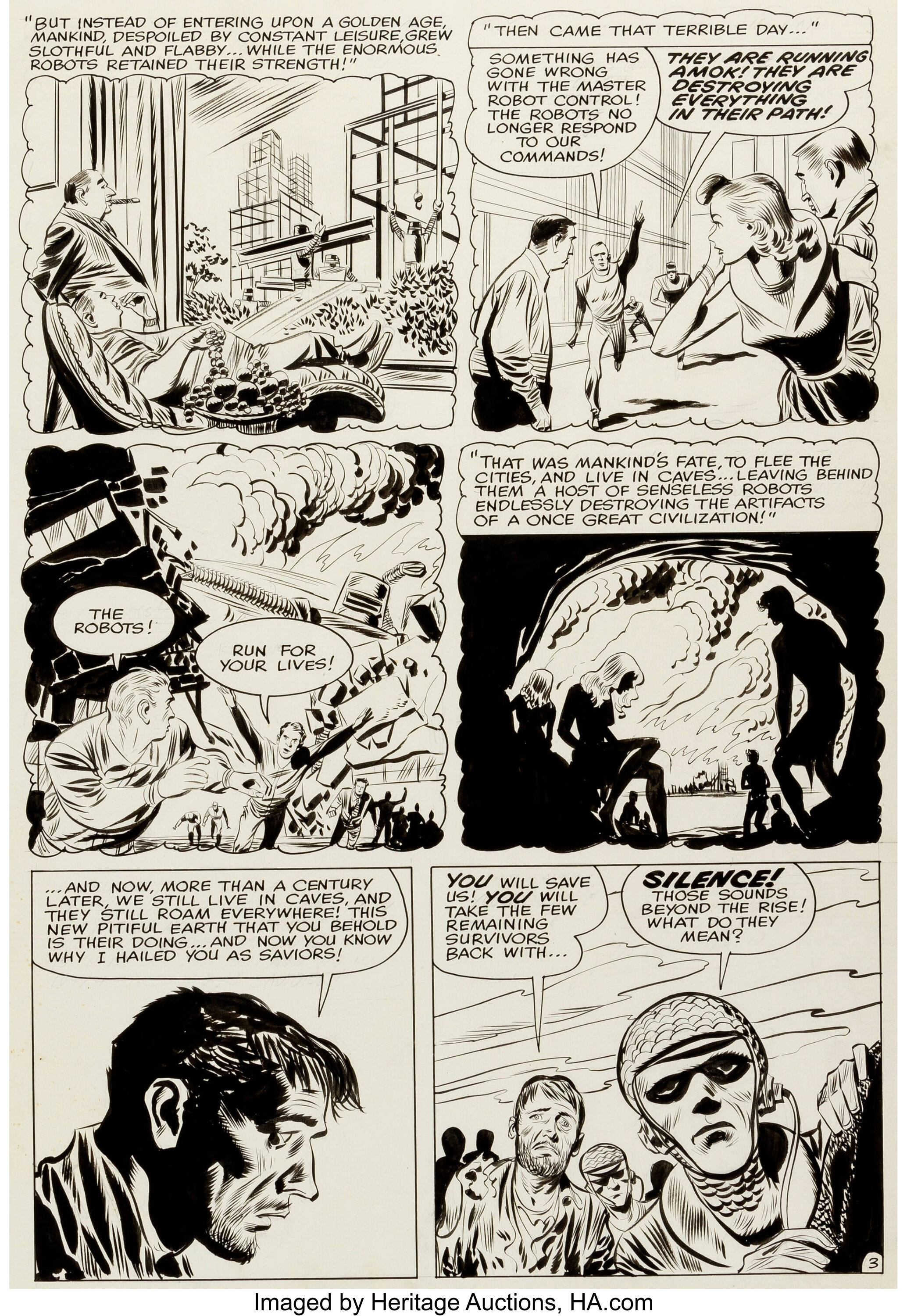 Marvin Stein Alarming Adventures #1 Story Page 3 Original Art | Lot ...