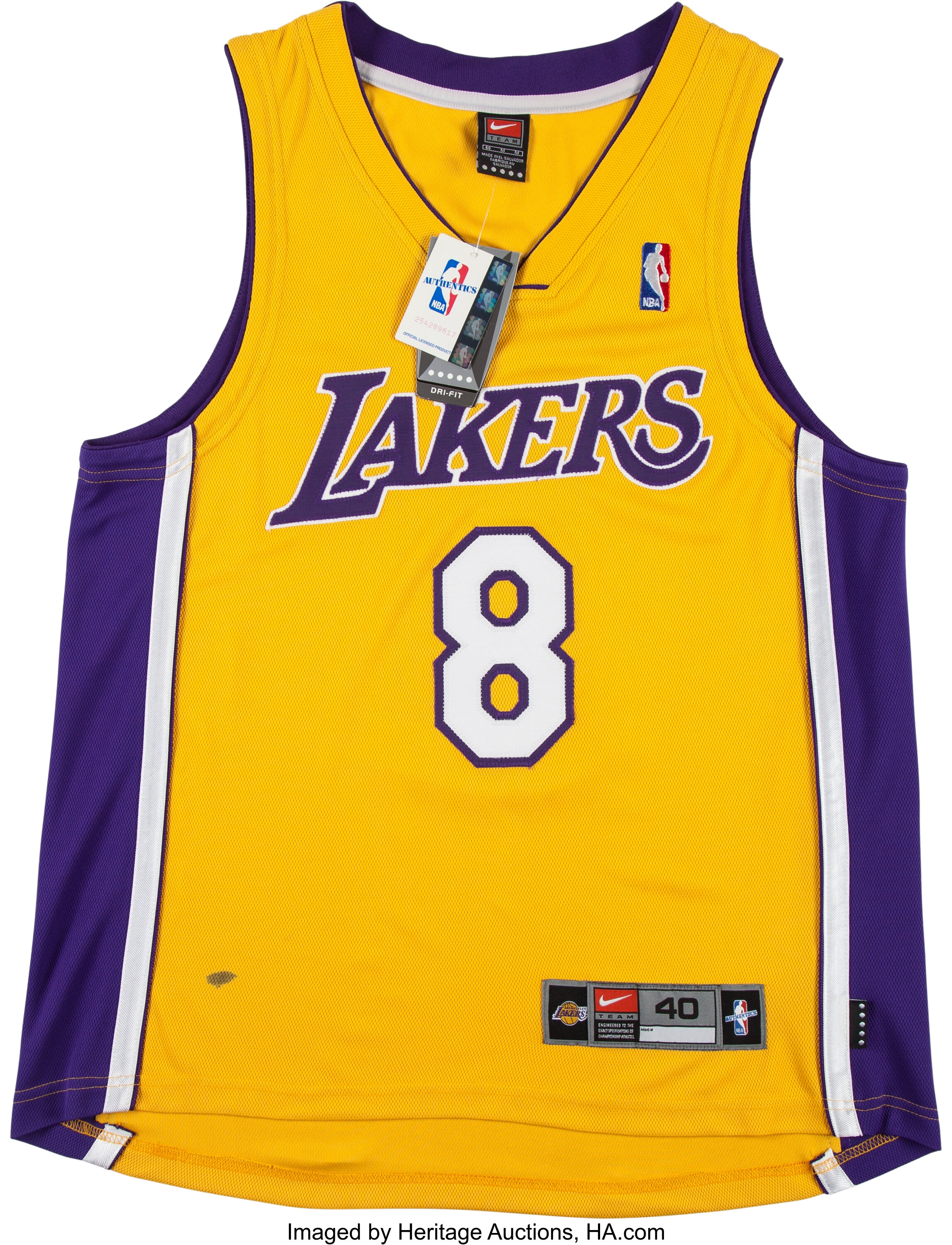 KOBE BRYANT LOS ANGELES LAKERS VINTAGE 2000'S CHAMPION JERSEY