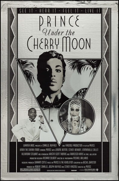 Under The Cherry Moon Warner Brothers 1986 Mylar One Sheet 27 Lot Heritage Auctions