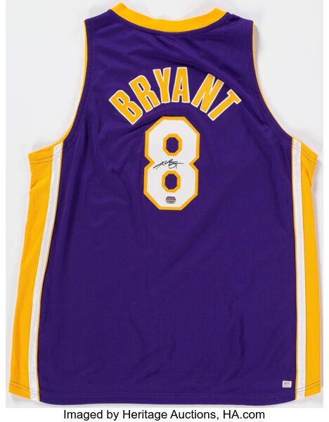 signed kobe jersey number 8