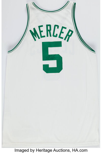 1998-99 Ron Mercer Game Worn Boston Celtics Jersey. Basketball