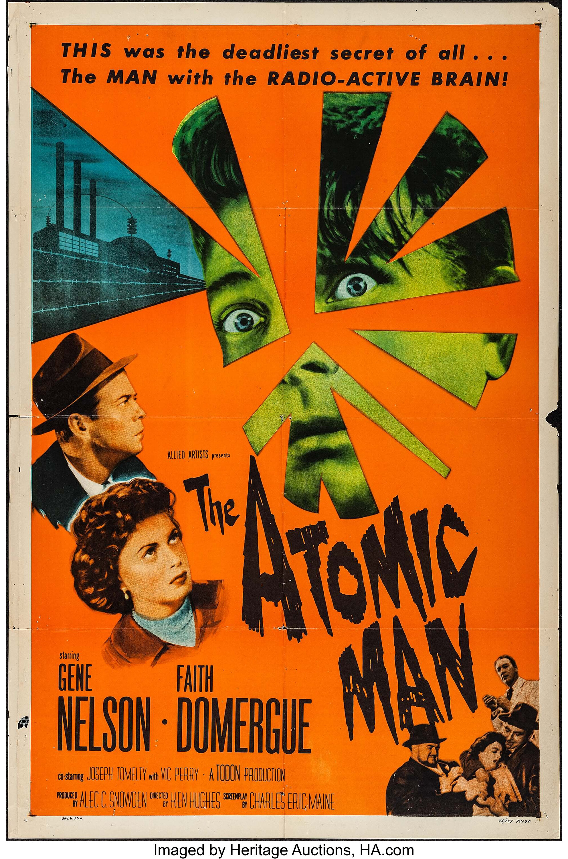 The Atomic Man & Other Lot (Allied Artists, 1956). One Sheets (2) | Lot ...